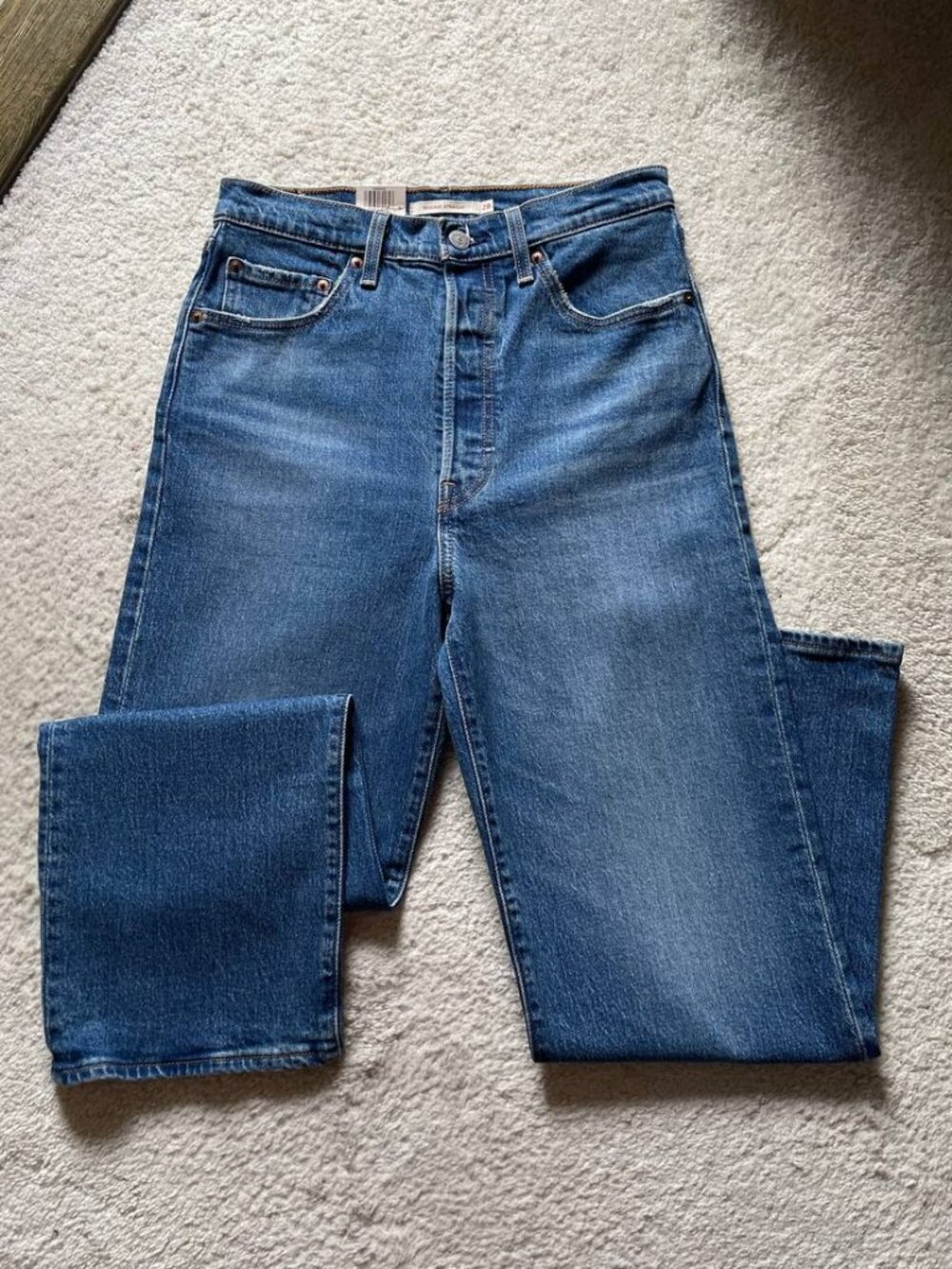 NWT Levi’s Ribcage Straight Ankle Women's Jeans Size 28/27